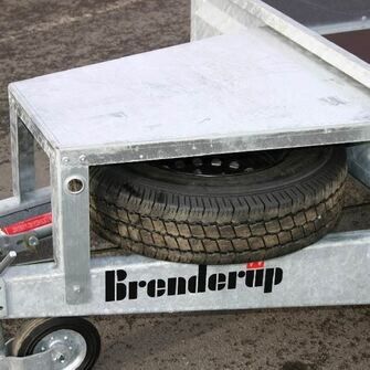 Brenderup MT-3080 maskintrailer - 2700 kg. 