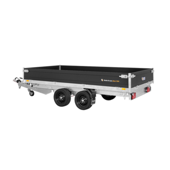 Saris 3-vejs tiptrailer - K3 406 204 3500 2 E - 3.500 kg - Black Edition - Bag