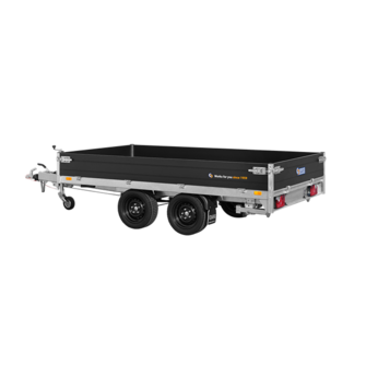 Saris Platformtrailer - PL 406 184 3500 2 - 3.500 kg - Black Edition - Bag