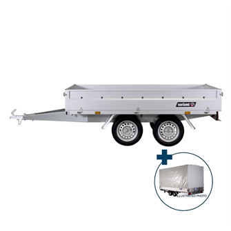 Variant 756 A ladtrailer - 750 kg | Inkl. høj presenning, stativ og montering