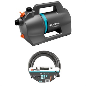 Gardena trykpumpe 4100 Silent Sæt inkl. sugeslange