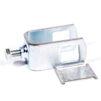 Spændebeslag 40/40, komplet til 30x30mm rør