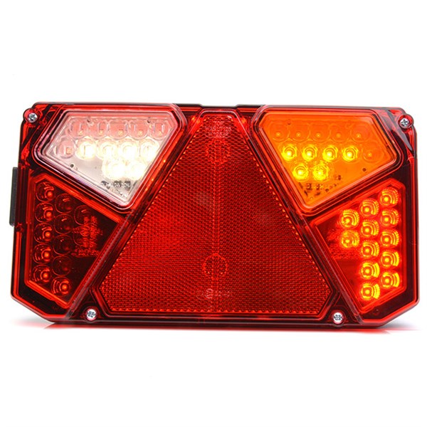 WAS LED baglygte med multifunktion og refleks - Flot positionslys | højre