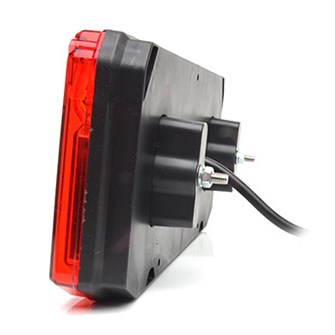 WAS LED baglygte med multifunktion og refleks - Flot positionslys | højre