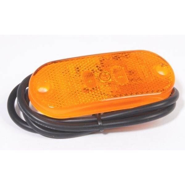 Sidemarkeringslygte - Jokon - gul med 1 m ledning