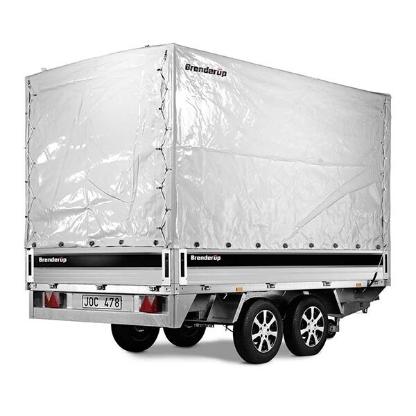 Høj presenning til Brenderup 5420 Bred model - Grå, H: 150 cm