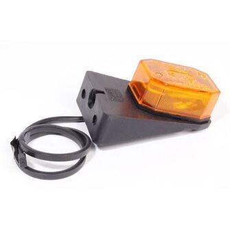 Sidemarkeringslygte - Aspöck - gul med 0,5 m ledning