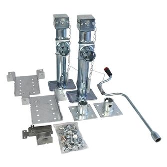 Brenderup serie 5000 støtteben bagerst - sæt med 2 stk