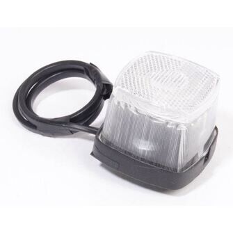 Positionslygte - Flexipoint Aspöck hvid med 0,5 m ledning