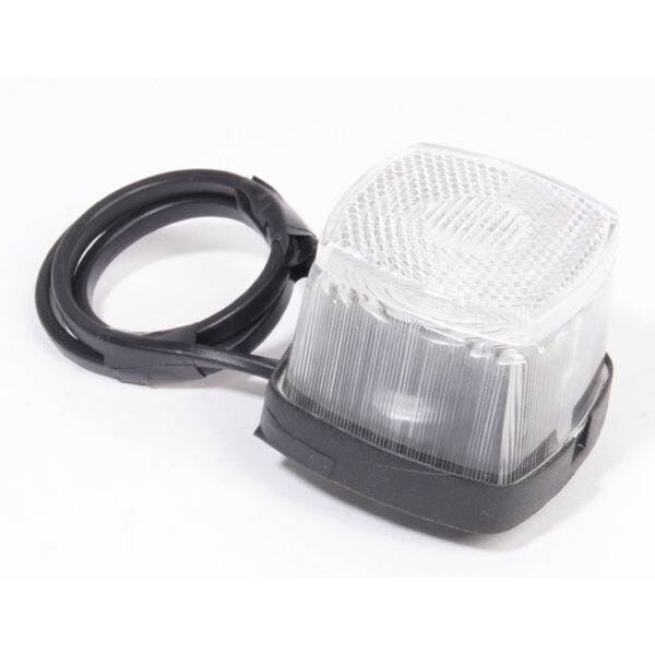 Positionslygte - Flexipoint Aspöck hvid med 0,5 m ledning