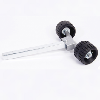 Brenderup - Basic båd - Sidestøtte med 2 sorte woblere 30x30