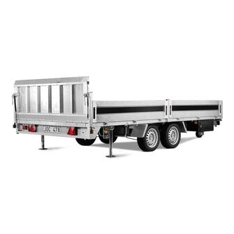 Rampe lav til Brenderup 6420 og 6520 Platformtrailer