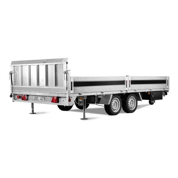 Rampe lav til Brenderup 6420 og 6520 Platformtrailer