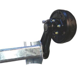 Bremset aksel Knott - 1000 kg, A:1351 mm C:1731 mm, 4-huls