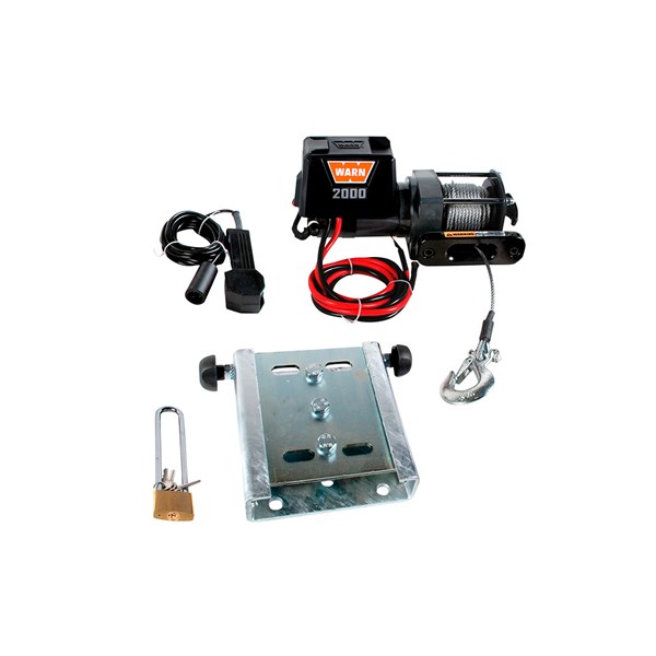 Warn el-spil 2000DC inkl. monteringssæt - 907 kg m. 10,7 m wire