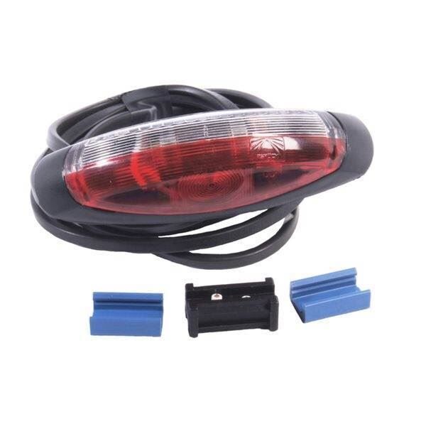 Positionslygte - Flexipoint II - rød/hvid med 2,2 m ledning