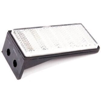 Refleks Hvid, 76x34, med holder.