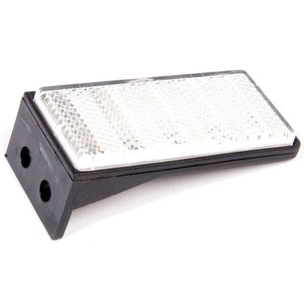 Refleks Hvid, 76x34, med holder.