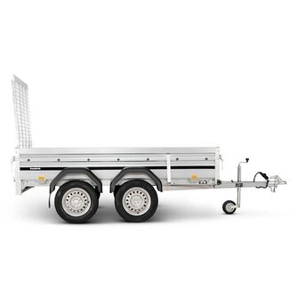 Opkørselsrampe til Brenderup 2260 & 2300 tip - b:153 h:135, Evne 600kg. 