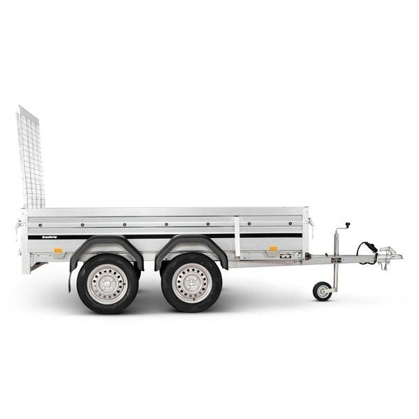 Opkørselsrampe til Brenderup 2260 & 2300 tip - b:153 h:135, Evne 600kg. 