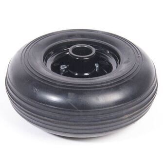 Gummihjul - 200x65x25mm Massiv.