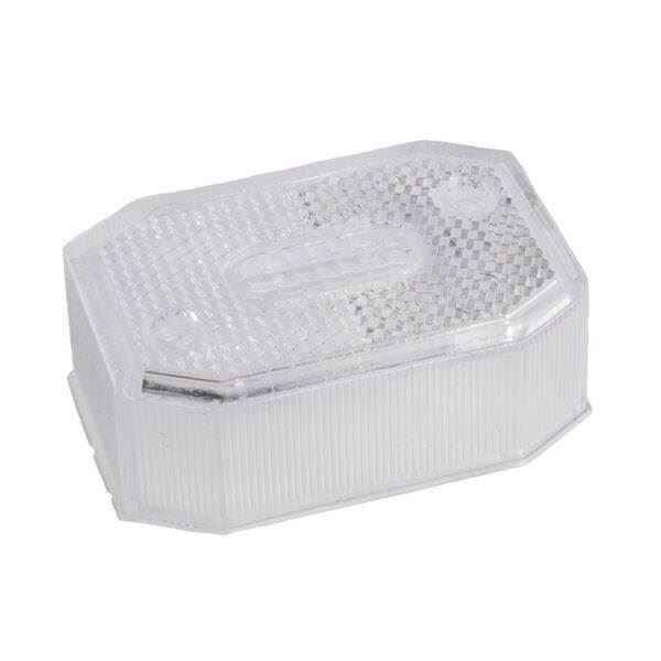 Positonslygteglas - Flexipoint hvid