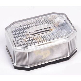 Positionslygte Aspöck - hvid