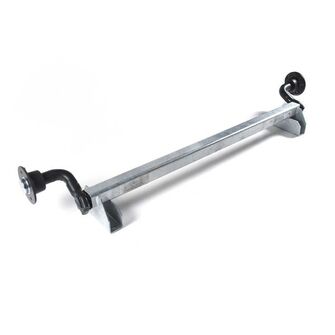 Ubremset aksel Knott- 750 kg, A:1180 MM, C:1620 