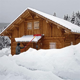 WOLF-Garten SRM60-ZMV4 Tag-sneskraber - til snerydning af tage m.m.