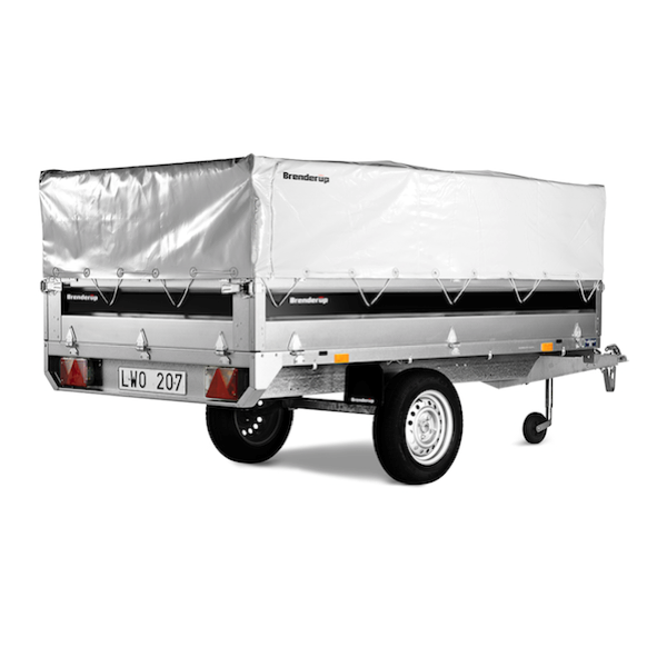 Brenderup 1150 S Pres. for dobbelt aluræling og netsider