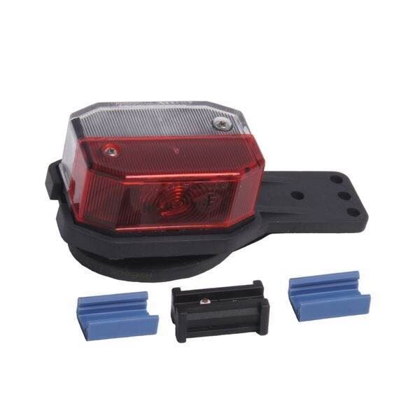 Positionslygte - venstre - Flexipoint Aspöck - rød/hvid med 0,5 m ledning