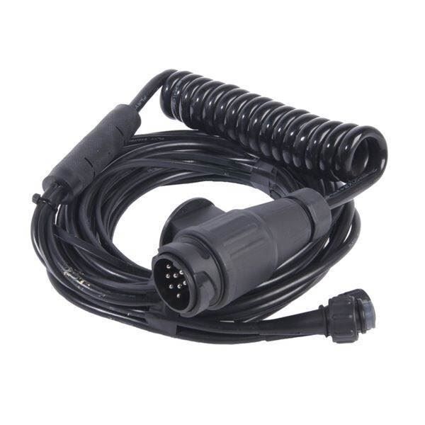 Spiralkabel - 13pol, 2x4,6m