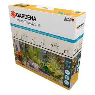 Gardena Micro-Drip terrassesæt - 30 planter