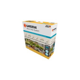 Gardena - Microdrip startsæt til terasse - 15 planter