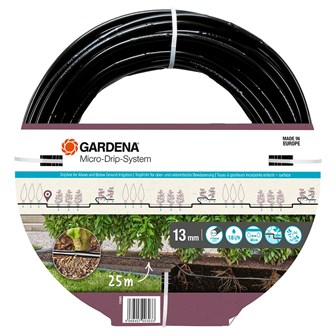 Gardena 1,6 l/t drypslange - 25 m - over/under jord