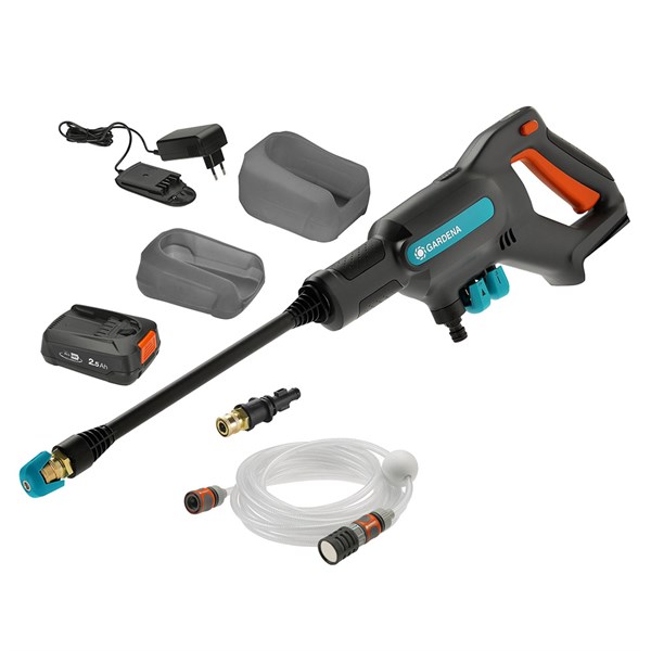 Gardena Medium AquaClean Højtryksrenser 24/18V P4A - inkl. batteri og lader