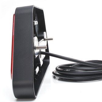 WAS LED-baglygte med trekantrefleks | venstre