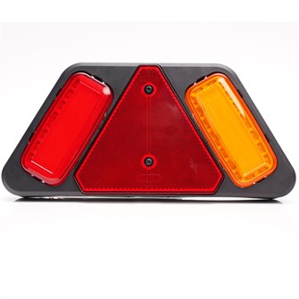 WAS LED-baglygte med trekantrefleks | højre