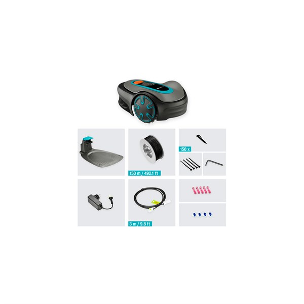 Gardena Sileno Minimo 250 Robotplæneklipper inkl. installationskit - 250 m²