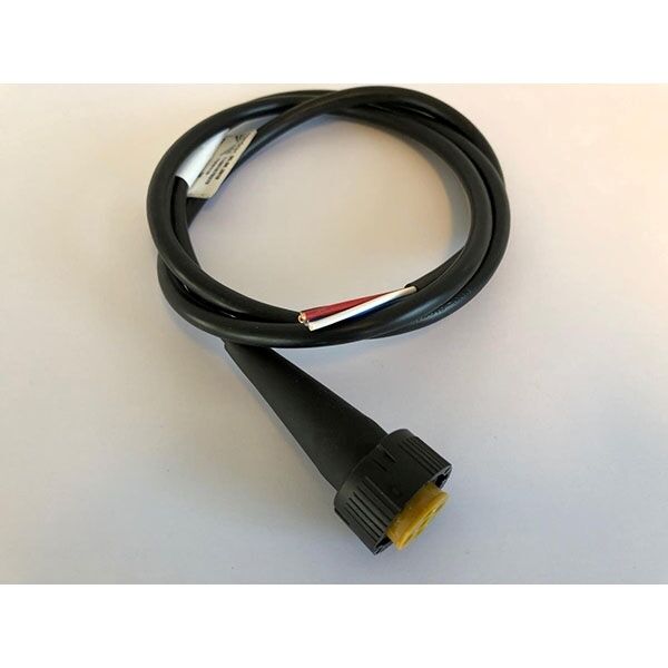  1,0m kabel med 5-pol stik - Aspöck - Gul