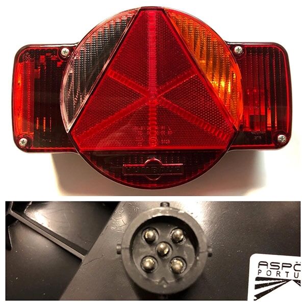 Humbaur - Vandret højre baglygte