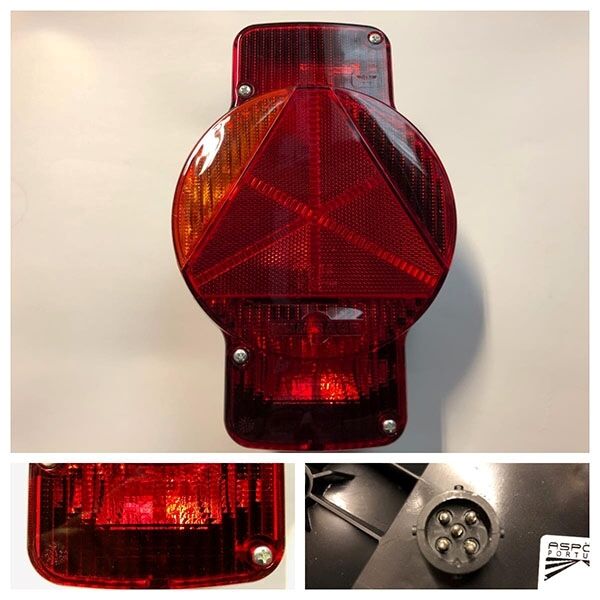 Humbaur - Lodret højre baglygte