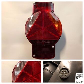 Humbaur - Lodret højre baglygte