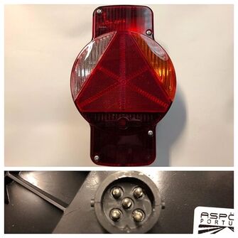 Humbaur - lodret højre baglygte