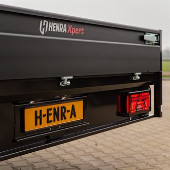Henra PL357024 Toakslet Platformtrailer XPert Edition bagklap