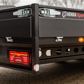 Henra PL357024 Toakslet Platformtrailer XPert Edition lygter