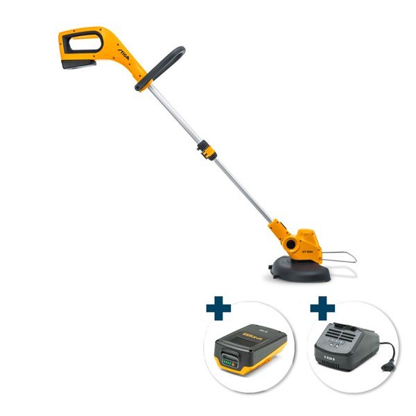 STIGA GT 100e Græstrimmer - Inkl. med batteri og lader