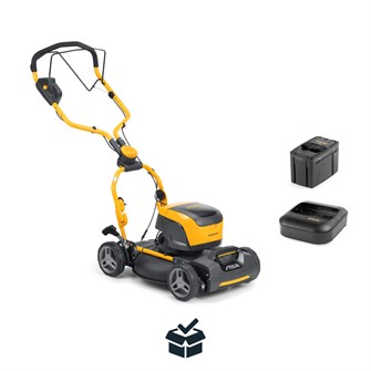 STIGA Multiclip 547e S Kit Batteriplæneklipper - klippebredde: 45 cm - inkl. batteri og oplader