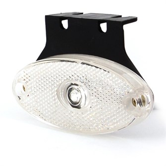 WAS hvid LED positionslygte med 1 LED