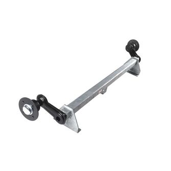 Ubremset aksel Knott- 750KG, A:1125 mm, C:1615